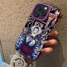 Funda de teléfono de anime Cartoon Hunter Cross Lucy Lifa compatible con iPhone 17 16e 16 15 14 13 12 11 Mini Pro Max Air X XR XSMAX 8 7 Plus, funda protectora mate a prueba de golpes, diseño de anime, carcasa ligera, textura suave, funda protectora delgada, entusiasta de la tecnología, comprador de regalos - Colores mixtos - Ver 3