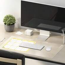 14 X 24 Inch Clear Table Cover Protector 2mm Thick Clear Desk Mat Plastic Table Cover Vinyl Table Protector Desk Mats On Top Of Desks - 16英寸 x 36英寸 - 查看 3