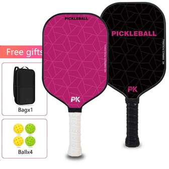 Zestaw rakietek do pickleballa z włókna szklanego o grubości 16 mm i lekkiej konstrukcji