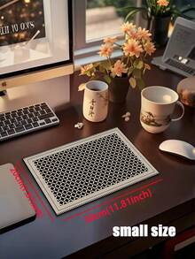 【热销！！！】1 件装软橡胶厨房地垫，3.5 毫米厚厨房地毯，现代几何拼接风格吸水厨房地垫，大尺寸地毯，可自行裁剪以适应厨房尺寸，表面织物材质，中间海绵层，底部橡胶层，适用于厨房地毯、厨房装饰、婚礼装饰、家居装饰、浴室地垫、玄关地垫、洗衣房地垫、走廊地毯、客厅地垫等。 - 彩色 - 查看 17