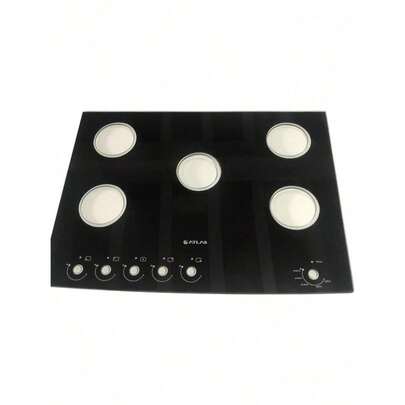 Mesa De Vidro Fogão Atlas Mônaco Top Glass 5 Bocas 300000712