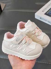 2026 Spring/Autumn New Soft Bottom Non-Slip Toddler Shoes, Lightweight Functional Sneakers For Babies & Kids - Pink - View 5