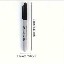 12pcs Permanent Marker Pens - Fine Tip Permanent Oil-Based Pens, Suitable For Color Marking, Painting, Art Creation - Quick Drying & Smudge-Proof, Long-Lasting & Durable, Applicable To Paper, Fabric, Plastic Materials, Classroom, Office, Handicraft Multi-Scenario Use - Multicolor - View 3