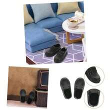 MOLUCKFU 20 Pares Shoes Flat Shoes Dolls Plastic Decorative Footwear Dollhouse and Dress Accessories - inicial - Ver 1