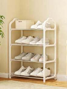 四层鞋架收纳架 - 独立式鞋柜，适用于衣橱、前门入口和玄关 - 安装简便，节省空间，是送给女性的秘密圣诞礼物、情人节礼物、圣诞袜填充物、个性化礼物和情人节礼物的理想之选。 - 彩色 - 查看 10