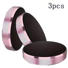 1/3个创意圆形迷你磁性车载导航仪表盘出风口合金随机贴纸手机支架，多功能迷你磁性粘贴式金属车载导航仪表盘出风口合金磁吸式家用手机支架，车载卫星导航和手机支架，仪表盘支架 - 彩色 - 查看 14