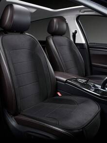 1pc Universal Car Seat Cover, Suitable For All Seasons, Minimalist Design, Full Wrap-Around Fabric, Breathable, Fits Single Seat, Universal Car Seat