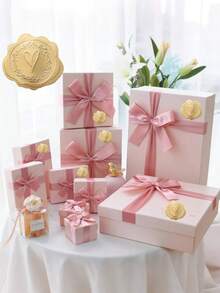 200 Stück/8 Blatt goldfarbene geprägte herzförmige Wachssiegel Aufkleber, Wachssiegel Design - selbstklebende Folie Aufkleber, geeignet für Hochzeitseinladungen/Karten/Parteigeschenke, selbstklebend, ideal für Einladungen, Karten und Geschenke - anwendbar für Neujahr, Valentinstag, Hochzeiten und verschiedene Partys. - Verschiedenfarbig - Übersicht 8