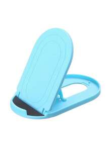 1pc Portable Foldable Desk Phone/Tablet Holder, Creative Bedside Phone Stand, Fashionable Compact Design, Convenient Hands-Free Viewing, Multi-Purpose Phone Holder, Small Gift - Multicolor - View 11