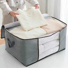 Organizer Bag For Blanket, Large Wardrobe Organizer Box For Coats, Dustproof And Moisture-Proof Clothes Box. - 2個單位 - 查看 1