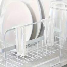 2/4 piezas Escurridor de tazas, Estante de almacenamiento de tazas invertidas, Organizador de botellas y palillos, Estante de almacenamiento colgante de utensilios de cocina, Organizador de cubiertos, Estante para cuchillos, tenedores, botellas y tazas invertidas de cocina - Multicolor - Ver 6