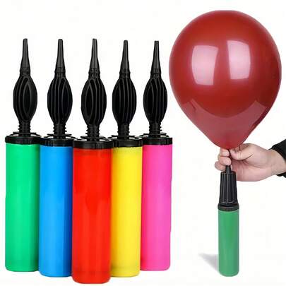 1개 휴대용 수동 에어 펌프 - 헬륨 풍선 팽창기 펌프, 파티, 결혼식 및 축제에 적합 - 전기가 필요 없음, 아버지의 날, 어머니의 날, 졸업식, 옥토버페스트, 추수 감사절 등에 이상적입니다