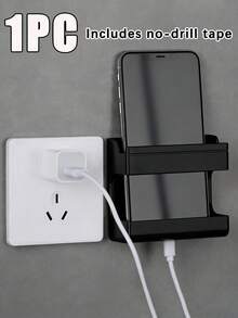 2个装壁挂式遥控器收纳盒，手机充电支架，封闭式储物架，免钻孔遥控器插座整理器，遥控器盒，手机支架，适用于卧室、浴室、客厅、厨房、办公室收纳（可选1个或2个） - 彩色 - 查看 12