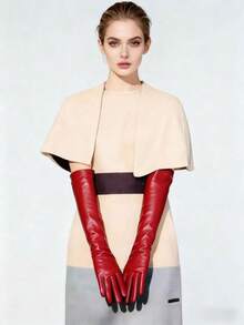 50cm Women's Fashion Multi-Color Warm Long Gloves, Suitable For Brides, Wedding Performances, Cosplay And Other Occasions, Autumn/Winter