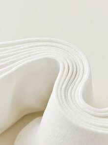 5 pares de calcetines blancos para postparto de mujer, simples y versátiles para uso diario, de media pantorrilla - Multicolor - Ver 6