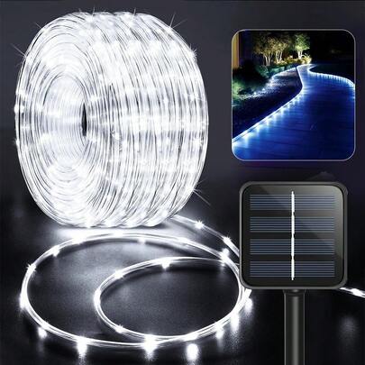 39ft 100LED Solar String Lights, Waterproof IP65 Outdoor Solar Powered Lights For Party, Garden, Patio, Home, Wedding, Christmas, Halloween Holiday Tree Decor Lighting