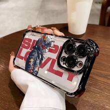 Four-Time M-MaxS Champion Verstappen Phone Case Compatible With IPhone 17/17 Air 16e/17 Air 16/15/14/13/12/11/Mini/Pro/Max/Air/X/XR/XS Max/8/7 Plus Models Shockproof Transparent Soft Back Case - 無色 - 查看 3