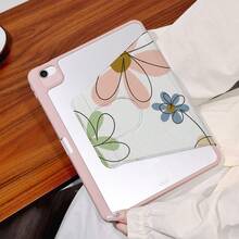 360°旋转iPad保护壳，Y型折叠支架，高清UV印刷，兼容iPad 11（2025款）、iPad Air 11/13（2025款M3）、iPad Air（M2）11/13英寸、iPad Air 4/5/6 10.9英寸、iPad Pro 11英寸、iPad Pro 12.9英寸、iPad 10.2英寸、iPad第九/十代及其他多种型号，保护套设计，支持多角度调节，六向支架摆放，内置笔槽，透明后盖，防摔保护，自动唤醒/睡眠功能 - 彩色 - 查看 4