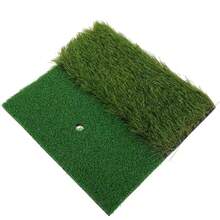 30.0x30.0厘米便携式迷你高尔夫练习垫，短草/长草可选 - 高尔夫草坪垫、挥杆垫、击球垫、人造草坪、高尔夫训练辅助工具、高尔夫配件、耐用尼龙草皮、便于携带、适合初学者、户外活动、运动配件、高尔夫礼品、后院地板游戏、游乐场配件、高尔夫练习用品、运动礼品、男士礼品、女士礼品