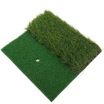 30.0x30.0厘米便携式迷你高尔夫练习垫，短草/长草可选 - 高尔夫草坪垫、挥杆垫、击球垫、人造草坪、高尔夫训练辅助工具、高尔夫配件、耐用尼龙草皮、便于携带、适合初学者、户外活动、运动配件、高尔夫礼品、后院地板游戏、游乐场配件、高尔夫练习用品、运动礼品、男士礼品、女士礼品
