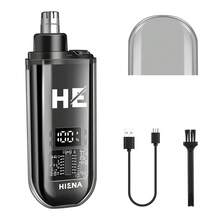 áquina de acabado hiena, cortadora de pelo eléctrica profesional, cortadora de barba, afeitadora recargable para hombres, Kit de cortadora de pelo YCB9 - Amarillo - Ver 2