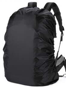 20-70L Backpack Rain Cover, Dustproof Cover For Hiking Backpack, Waterproof Protection Cover For Outdoor Travel Accessories - Black - View 6