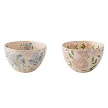 2 Stücke Blumen Dessertschalen, 4.5 Inch schöne Reisschalen - Verschiedenfarbig - Übersicht 1