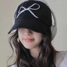 Coquette - Gorra de béisbol con lazo, gorra de béisbol para mujer, linda gorra desgastada, divertida gorra de camionero - Sombrero de béisbol #A5 para mujer - Ver 2
