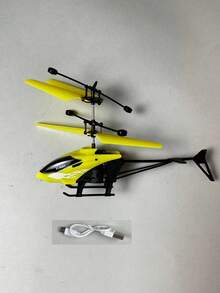 1 Set de Juguete Helicóptero con Control Remoto, Adecuado como Regalo Educativo para Niños y Niñas, Despegue y Aterrizaje Vertical, Función de Detección de Viento, Sin Necesidad de Control Remoto, Color Aleatorio para Algunos Accesorios - Multicolor - Ver 12