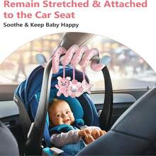 Baby Comforter Plush Rattle Hanging Doll, Car Seat Spiral Doll (Some Accessory Colors Random) - Multicolor - View 4