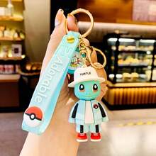 Pokemon Keychain, Cartoon Character Pikachu & Charmander Themed Keyring, Fashion Bag Charm Accessory, Gift - Multicolor - View 7