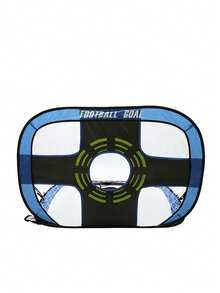 1个二合一足球门网，提高传球和射门精准度，配有便携包，室内外均可使用。