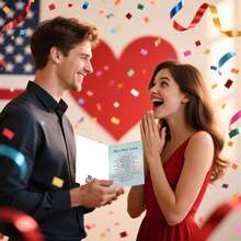 1张可爱袋鼠爱心图案情人节贺卡。情人节和周年纪念日送给丈夫、妻子、男友或女友的完美礼物。一张特别又可爱的情人节贺卡。