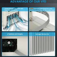 Regulador de velocidad con inversor, entrada monofásica, frecuencia variable, variador de frecuencia, convertidor inversor VFD de 220 V y 0,75 kW, convertidor de frecuencia con inversor VFD para control de velocidad del motor, entrada monofásica, salida trifásica: presenta características de alta torsión y amplia regulación de velocidad. - Multicolor - Ver 6
