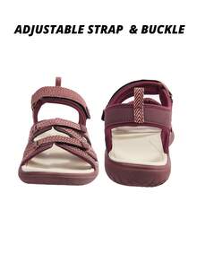 CAMEL CROWN Women's Hiking Sandals, Sports Sandals With Adjustable Hook, Beach, Vacation, Casual, Camping - Red - View 4