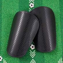 1 paire de protège-tibias de football en nid d'abeille, ajustement confortable, conception de taille unique convenant au football ou à d'autres sports - Multicolore - Voir 14