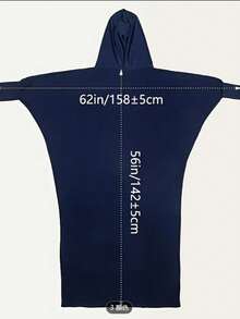 一件针织连帽长袍，宽松舒适，适合女性日常穿着和祈祷，可作头巾（Khimar Hijab），四季皆宜，穆斯林服装，祈祷长袍（Prayer ）。 - 彩色 - 查看 6