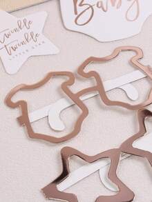 10pcs Baby Shower Newborn Birth Celebration Mom Photo Props - Rose Red - View 6