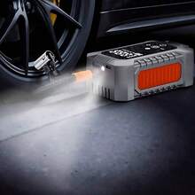 SUITU [Rapid Tire Inflator] Portable Electric Air Pump | LED Light, Tire Pressure Gauge, 7.4V 2000mAh Lithium Battery, One-Touch Smart Wireless Design - Suitable For Cars, Motorcycles, Bicycles And Sports Balls - Wireless Model - View 7