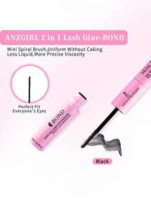 1624pcs,320pcs, 224pcs, 200pcs, 160pcs, D Curl, 30D 60D 80D 100D Eyelash Extension Kit, DlY Eyelash Extension Kit, Individual Lashes Cluster, Lash Clusters With Lash Bond, Lash Remove And Seal And Tweezers Tools, Suitable For Daily Commuting Or Holiday Celebration And Convenient For DIY Eyelash Makeup Design At Home - 黑色 - 查看 9