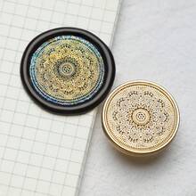 1 Stück 30mm Vintage europäischer Stil Blumen Fensterrahmen, Blume, Schmetterling flach geschnitzter massiver Messing Siegelstempel, geeignet zum Dekorieren von Umschlägen, Hochzeitseinladungen, Geburtstagseinladungen, Weinverpackungen, Briefpost, Weihnachtsgeschenke - 30MM - Übersicht 15