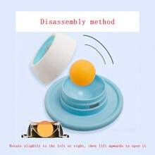 蓝白互动慢食碗，促进牙齿健康和智力发展，耐用塑料材质，宠物舔舐垫，宠物零食时间，趣味宠物设计，表面光滑