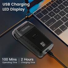 1个往复式双刀片电动剃须刀，多功能，2档速度可调 - 彩色 - 查看 4