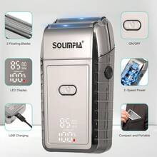 1个往复式双刀片电动剃须刀，多功能，2档速度可调 - 彩色 - 查看 8