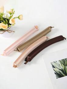 4个咖啡色免加热卷发器+睡眠帽，柔软卷发器，丝绸卷发棒，弹性发带，长发柔软卷发工具，自制造型配件，睡眠卷发器，适合情人节、七夕节，女士 - 彩色 - 查看 9