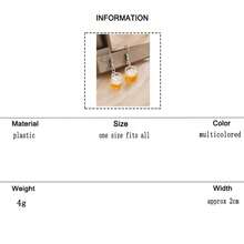 2入組女性新奇迷你啤酒杯造型耳環,啤酒節風格