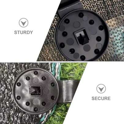 Klämmor för solskyddsnät, fästklämmor för skuggnät, växthus, uteplats, markis, solskydd