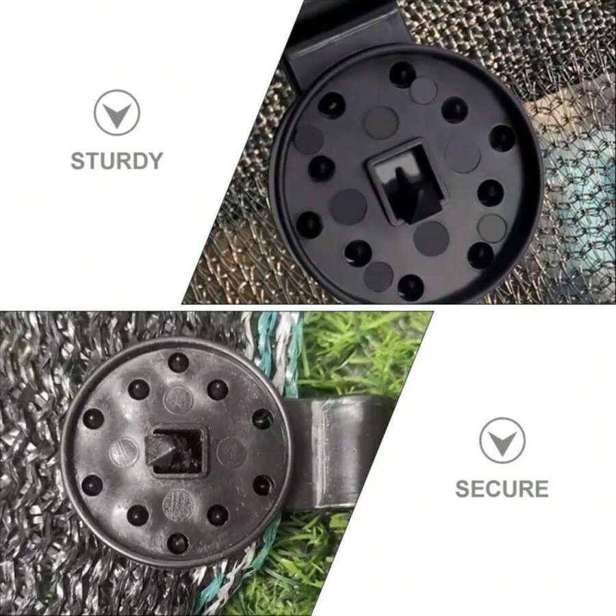 Sun Shade Net Clips, Fixation Clamps For Shading Net, Greenhouse, Patio, Awning, Sunshade