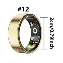 1个智能戒指 - 健康与健身追踪器，具备卡路里/心率/血氧/血压/睡眠监测功能，IP68防水计步器，内置手势滑动视频功能，佩戴舒适，快速双击切换视频，完美的圣诞节和生日礼物（15/20mAh可充电电池） - YJH-TK5 - 查看 4