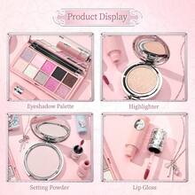 Art Value 粉色芭蕾舞彩妆礼盒套装 - 唇膏、腮红、高光、眼影盘、化妆套装、圣诞礼物必备 - 天鵝芭蕾彩妝禮盒 - 查看 7